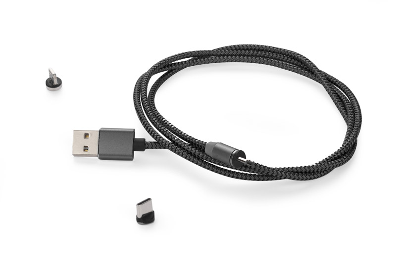 3-in-1-MAGNETIC-USB-Kabel - schwarz