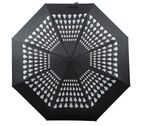 Regenschirm mit änderbarer Farbe CROPLA - schwarz