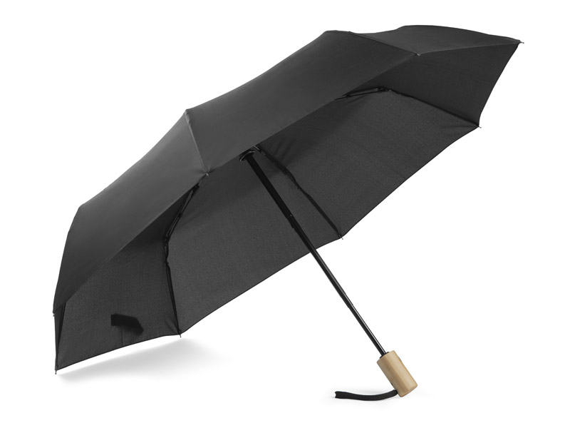 Faltbarer Regenschirm HOST - schwarz