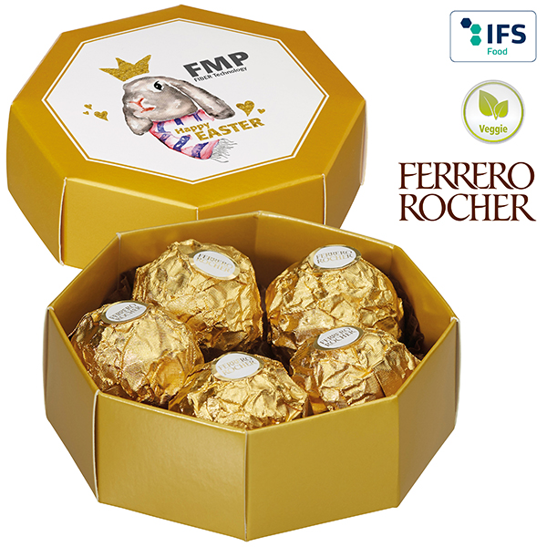 8-Eck-Geschenkbox mit Ferrero Rocher