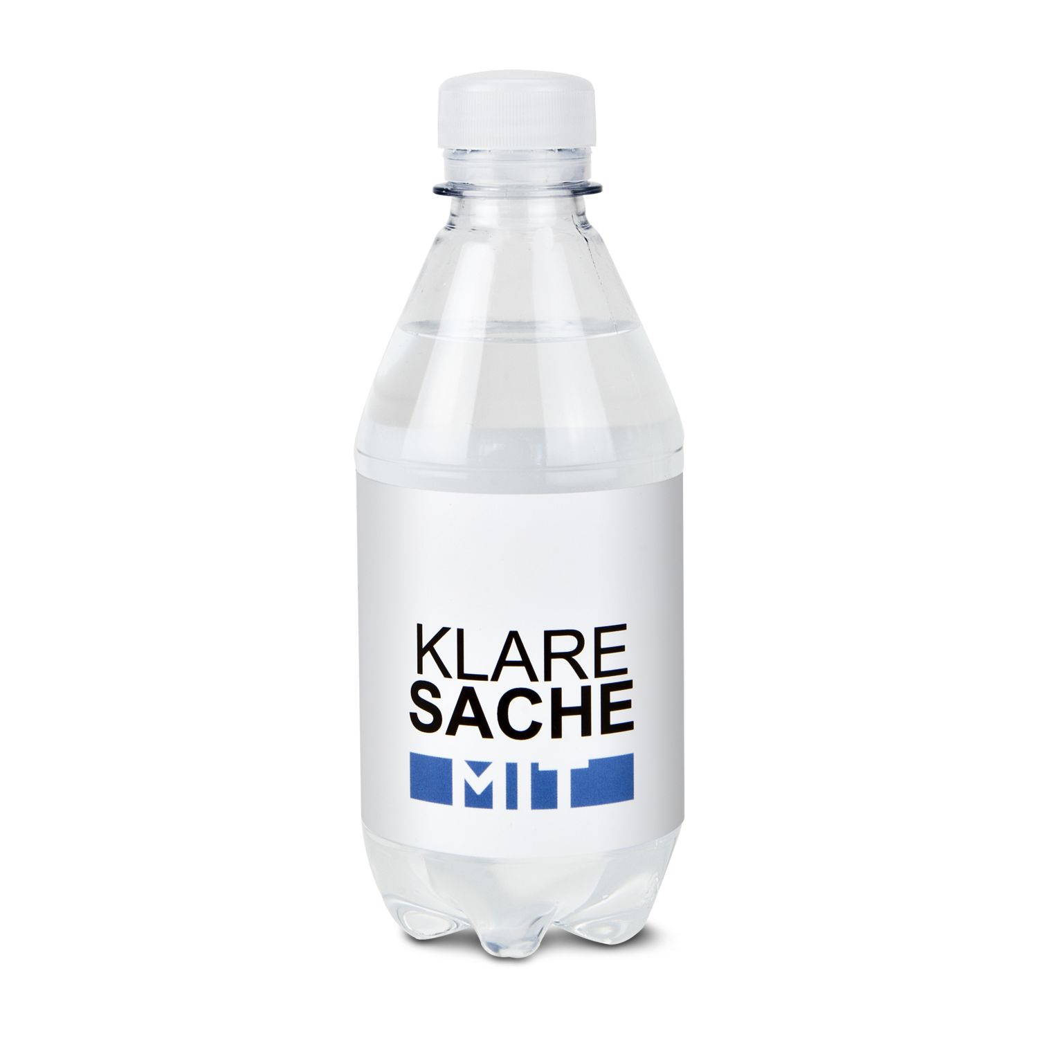 330 ml PromoWater - Mineralwasser, mit Kohlensäure, Hergestellt in Deutschland - Eco Papier-Etikett
