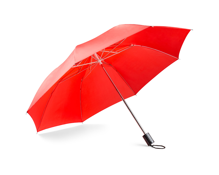 Faltbarer Regenschirm SAMER - rot