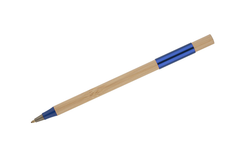 Bambuskugelschreiber IXER - blau